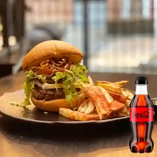 Combo Hamburguesa Caniffala + Coca-cola Zero 400 ml