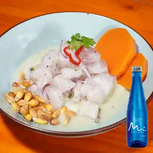 Combo Ceviche de Pescado + Agua Mineral