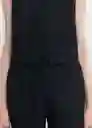 Pantalón Jordan Negro Talla 36 Mujer Mango
