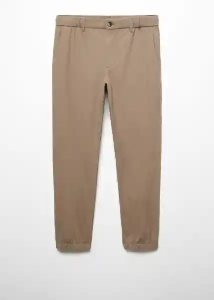 Pantalón Murlo Beige Talla 38 Hombre Mango