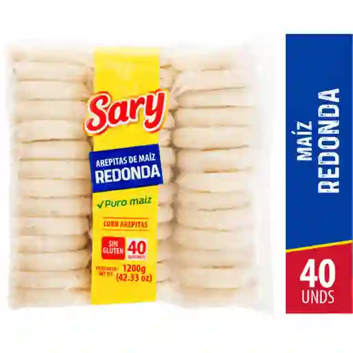 Sary Arepa De Maiz Redonda 1200Gen40U