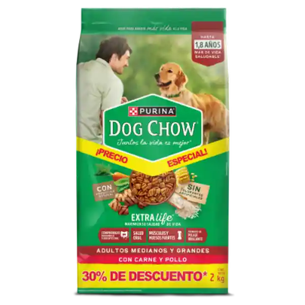 Dog Chow Alimento Para Perro Adultos Medianos y Grandes