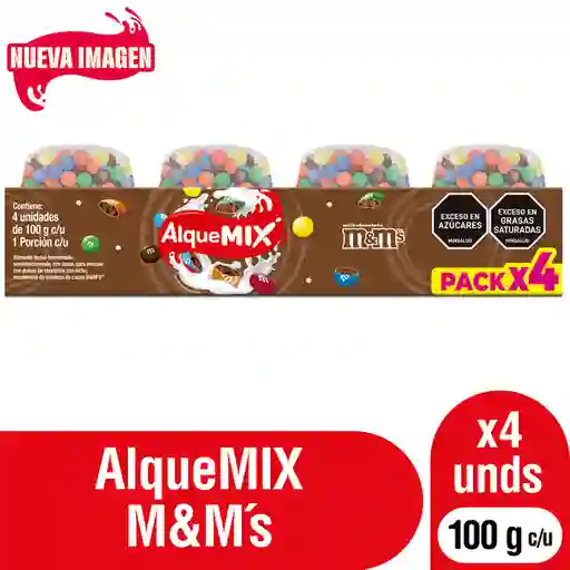 Alqueria Alquemix M&M 100 g x 4 Und