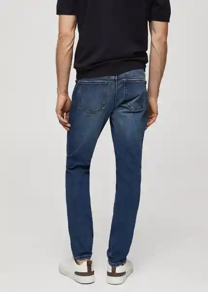 Jean Judein Tejano Oscuro Talla 40 Hombre Mango