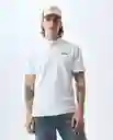 Camiseta Hombre Blanco Talla M 801G002_BLA110601 Americanino
