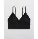 Bralette Negro Talla Large Aerie American Eagle