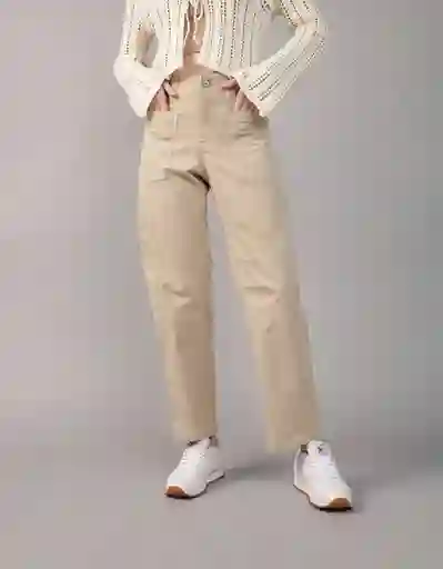 Pantalón Mujer Beige Talla 8 REGULAR 5289164 American Eagle