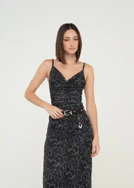 Vestido Mujer Negro Puro Ultraoscuro Talla S 479g003 Naf Naf