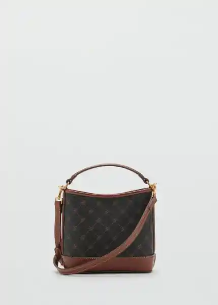 Bolso P Isoldo Marrón Talla 99 Mujer Mango