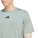 Adidas Camiseta Manga Corta Entrenamiento Hombre Verde Talla M