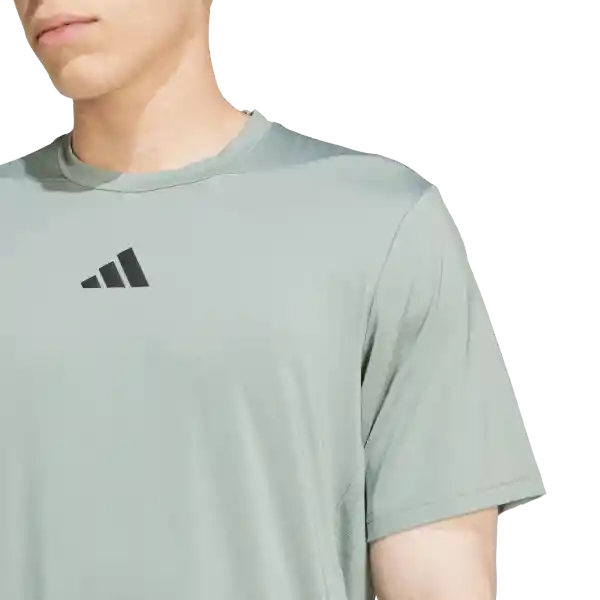 Adidas Camiseta Manga Corta Entrenamiento Hombre Verde Talla M