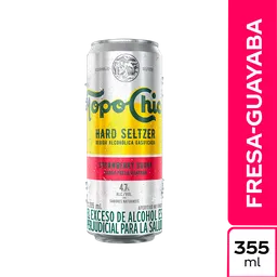 Hard Seltzer Topochico Sabor Fresa Lata 355ml