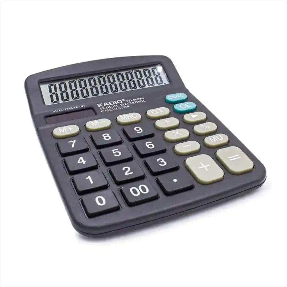 Calculadora Kadio Kd8837b 12 Dígitos