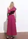 Vestido Cuty Fucsia Talla S Mujer Mango