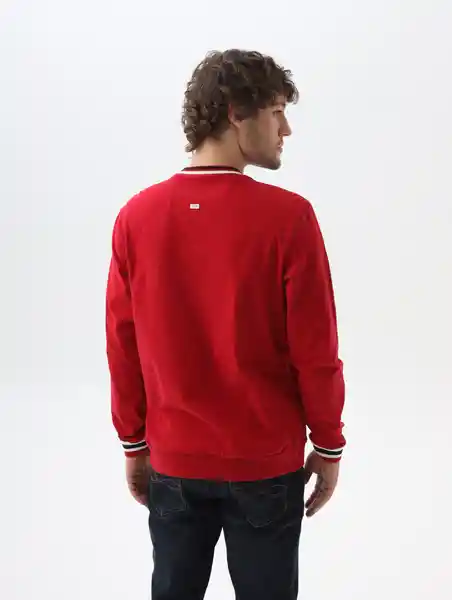 Buzo Hombre Rojo Talla M 889f008 Americanino