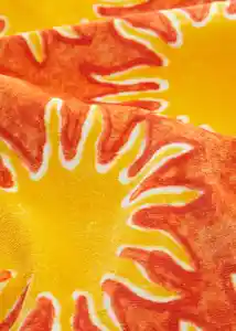 Toalla Sunny Rojo Mujer Mango