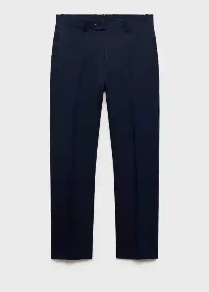 Pantalón Amalfi Navy Talla 40 Hombre Mango