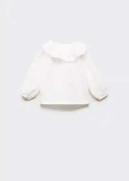 Blusa Jane Offwhite Talla 67 Niños Mango