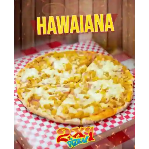 2X1 Pizza Mediana Hawaiana 28 Cm