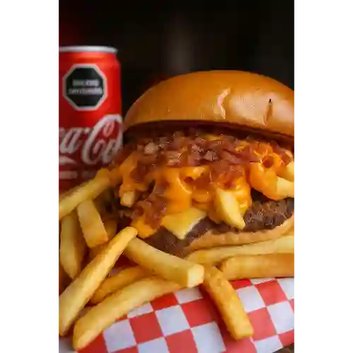 Hamburguesa la agogo doble combo