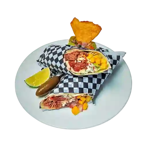 Burrito de Pollo Tinga