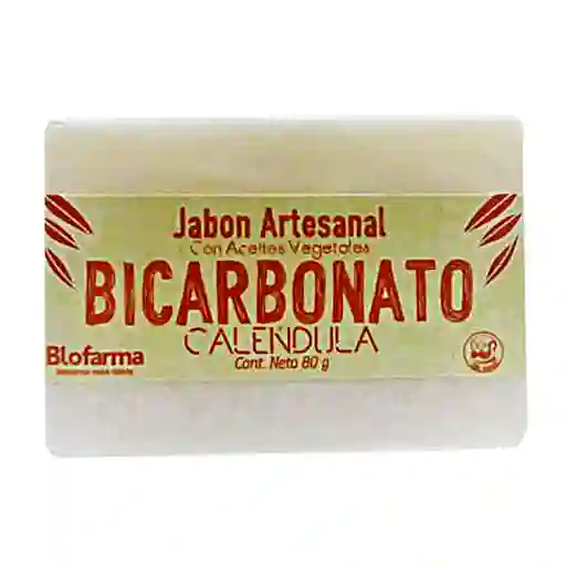 Blofarma Jabón Artesanal Bicarbonato Caléndula con Aceites Vegetales