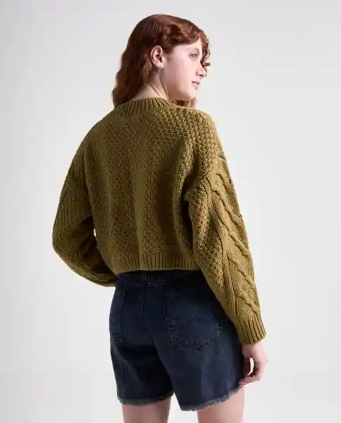 Buzo Mujer Verde Talla XS 689G050_VER180627 Americanino