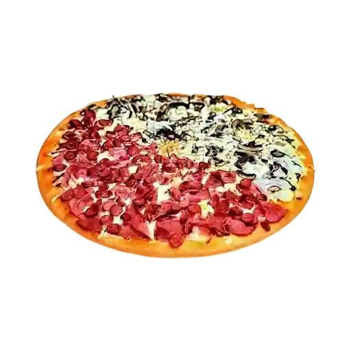 Pizza Jamón y Salami Medium