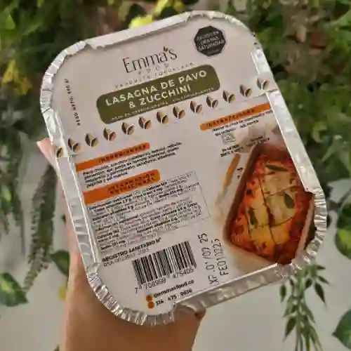 Lasagna de Pavo y Zucchini Emma's Foods