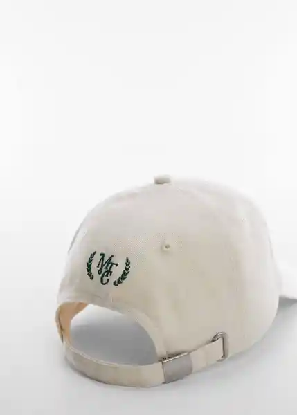 Gorra Tenis Off White Talla 99 Mujer Mango