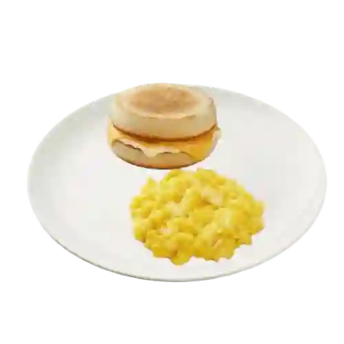 Brunch Cheddar Muffin & Huevo