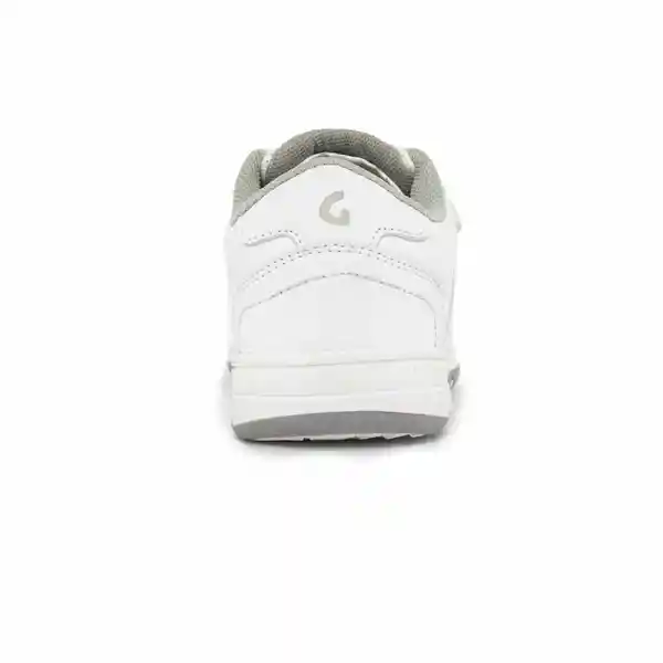 Los Gomosos Tenis Escolares Bob Velcro Unisex Gris Talla 25