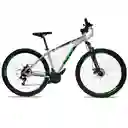 Gw Bicicleta Zebra Rin29 Integradas Gris Verde L