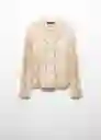 Jersey Dora Oro Talla S Mujer Mango