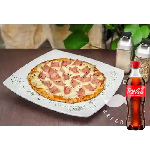 Combo Porción de Jamón&Queso +Cocacola Orig 400ml