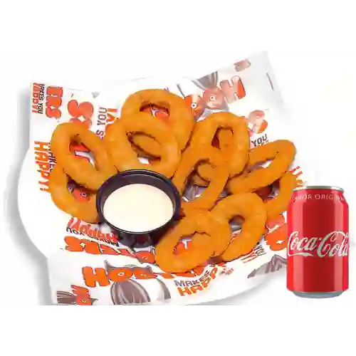 Combo Onion Rings + Coca-Cola Sabor Original 330 ml