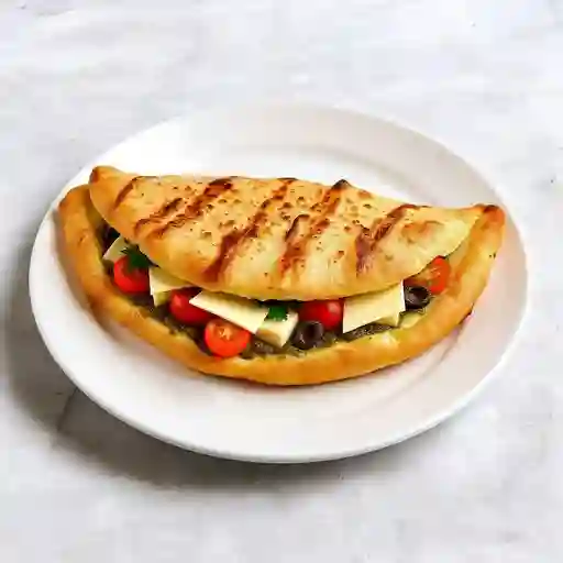 Calzone Al Pesto E Acciughe