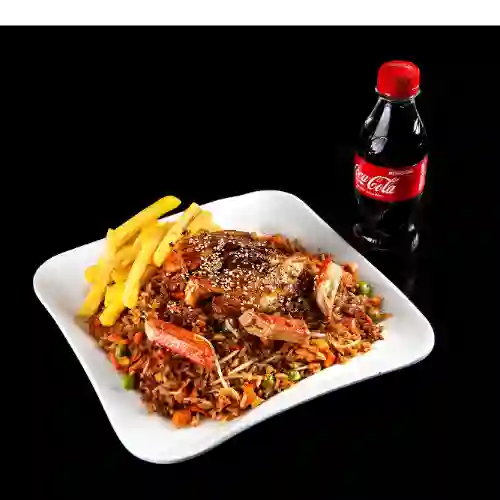 Combo Oriental Personal Pargo Rojo