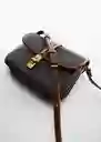 Bolso Yvonne Marrón Mujer Mango