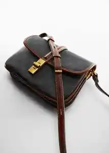 Bolso Yvonne Marrón Mujer Mango