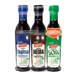 La Constancia Salsa Inglésa + Salsa Negra + Salsa Soya