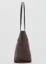 Bolso G Maribel2 Chocolate Talla 99 Mujer Mango