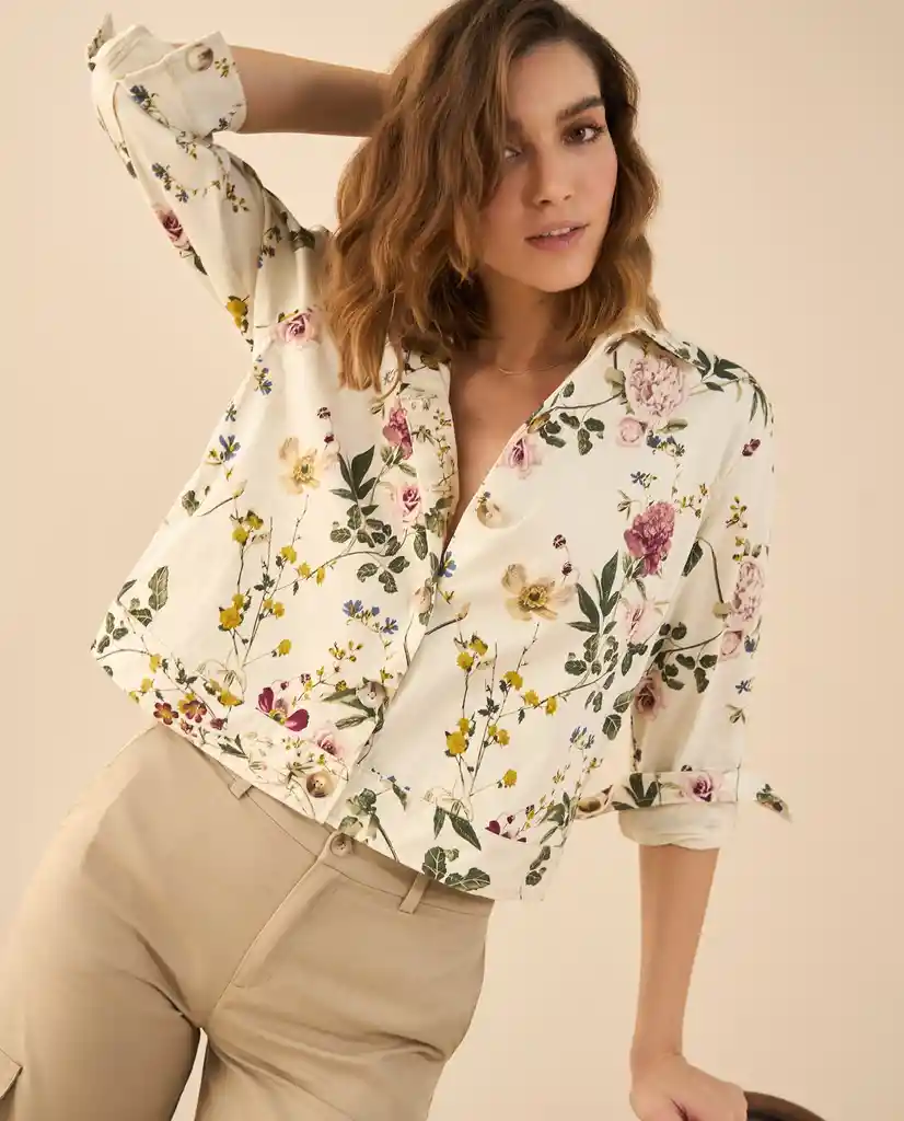 Chaqueta Crudo Puro Claro Talla L 422G011 Esprit