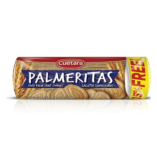 Cuetara Galleta Palmeritas 195 g
