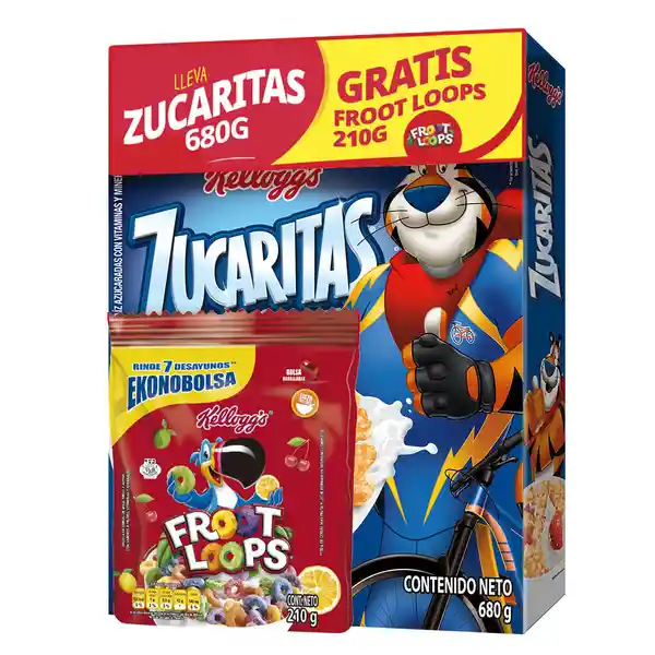 Zucaritas Cereal + Froot Loops Cereal