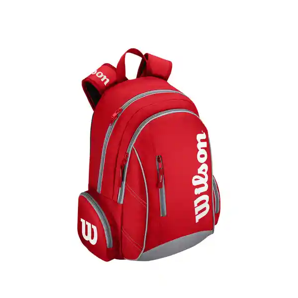 Bolso Raquetero Morral Tenis Funda Team Rojo Gris Wilson