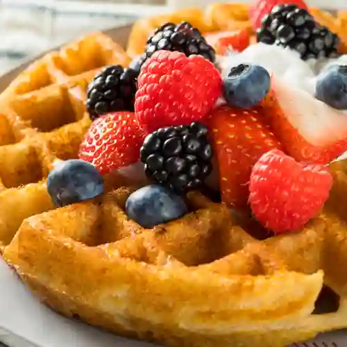 Waffle de Frutos Rojos