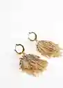 Pendientes Nadia Oro Talla 99 Mujer Mango