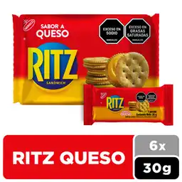 Ritz Galletas Rellenas de Crema Sabor Queso