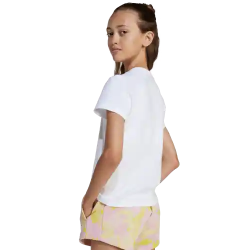 Adidas Camiseta Manga Corta Flwr T de Niña Blanco Talla M